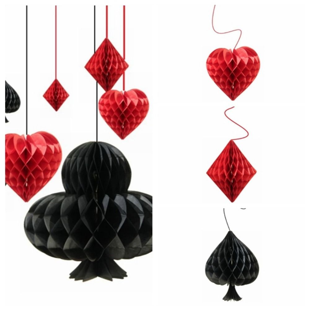 Home Decor Scrap - 4 adet/takım petek ev asılı süs