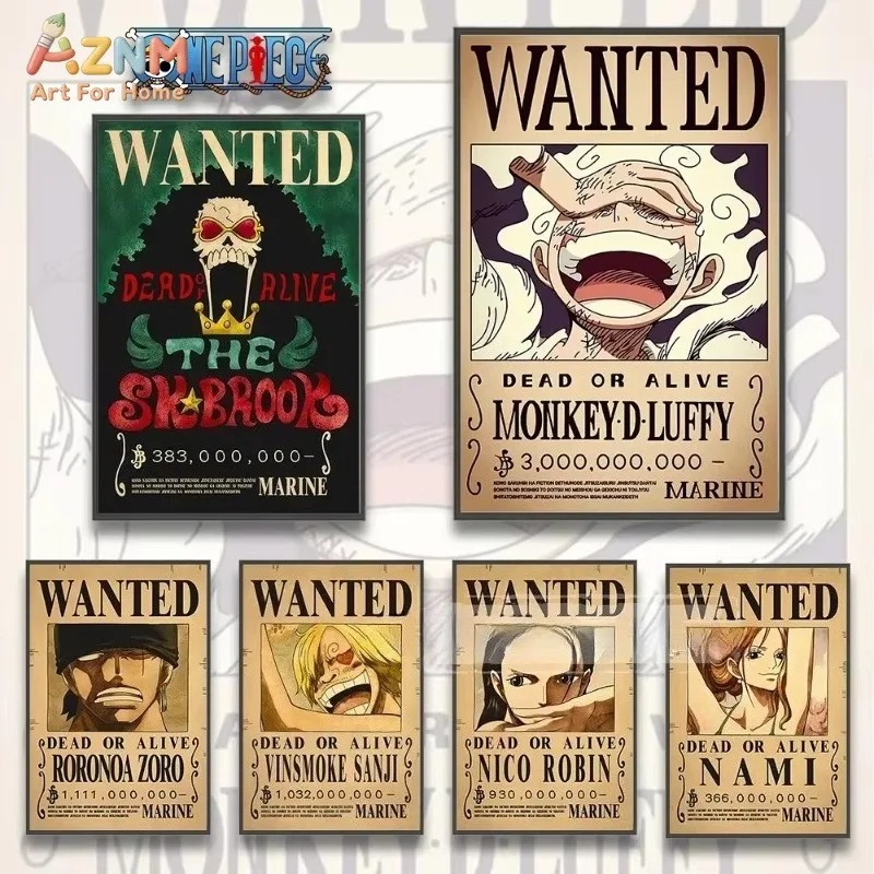 Home Decor Japandi - AZNM Tek Parça Luffy Gear 5