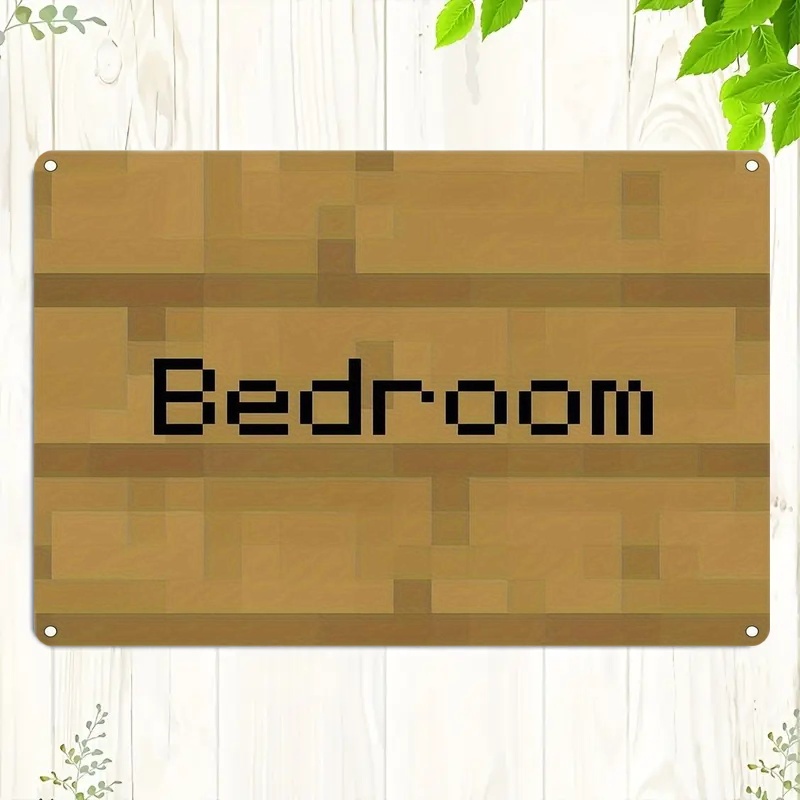 Home Decor Games Free - Vintage Piksel Sanatı Yatak Odası Tabelası