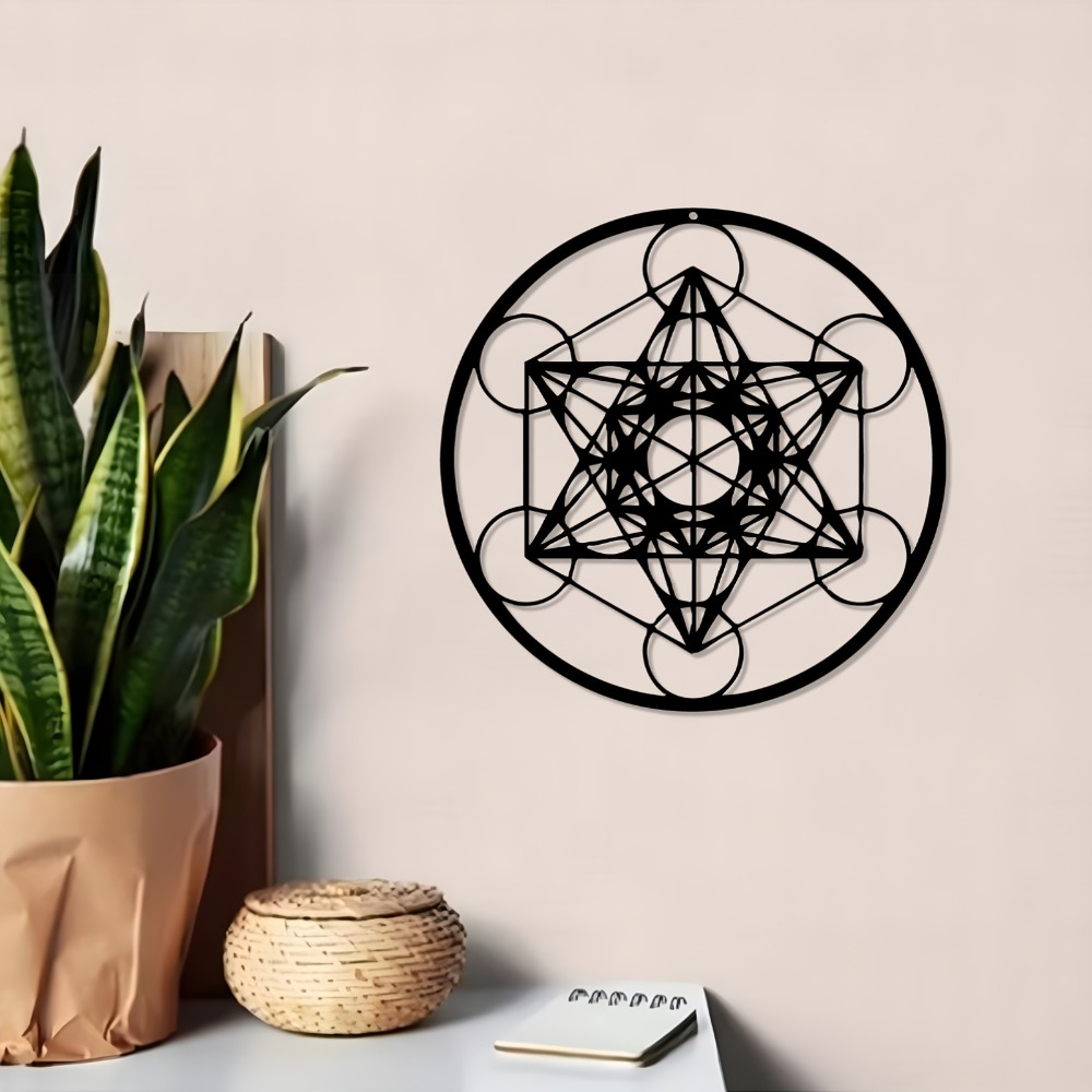 Home Decor In - CIFBUY Demir Duvar Sanatı Davut Yıldızı