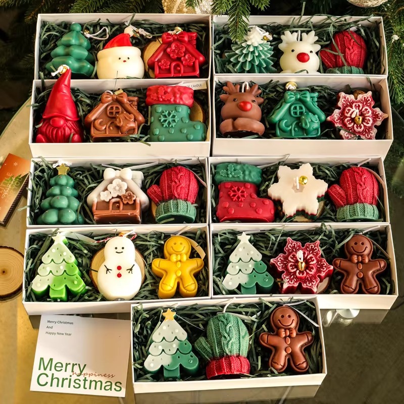 Home Decor Handmade - 3 Adet El Yapımı Noel Kokulu