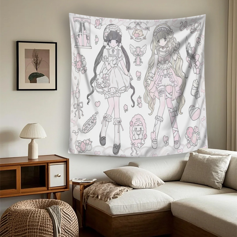 Aesthetic Tapestry - 1 adet dijital baskı goblen duvar