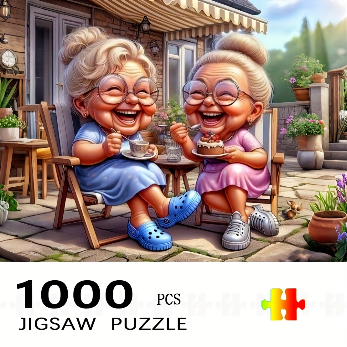 Home Decor Games Free - 1000 Parça Büyükanne'nin Öğleden Sonra Çayı