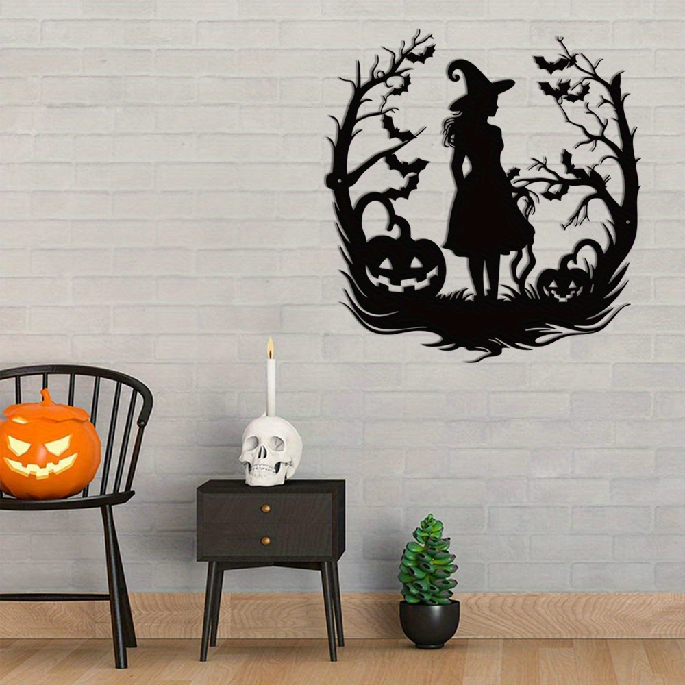 Home Decor Logo - Cadı Metal Sanatı SVG Cadılar Bayramı