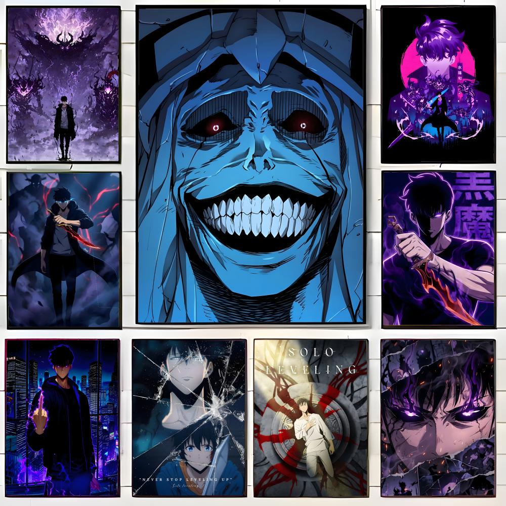Home Decor Solo - Aksiyon Manhwa Solo Leveling Poster Duvar