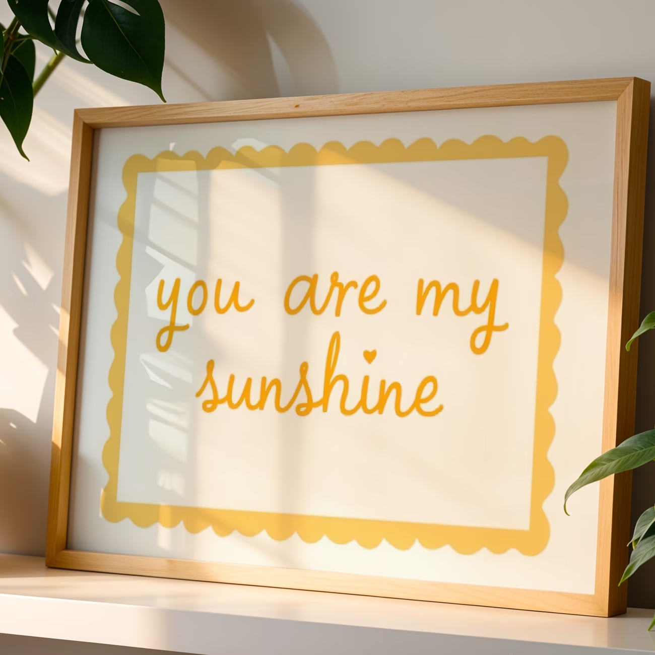 Home Decor Quotes - Modern Sen Benim Güneşimsin Alıntı Duvar