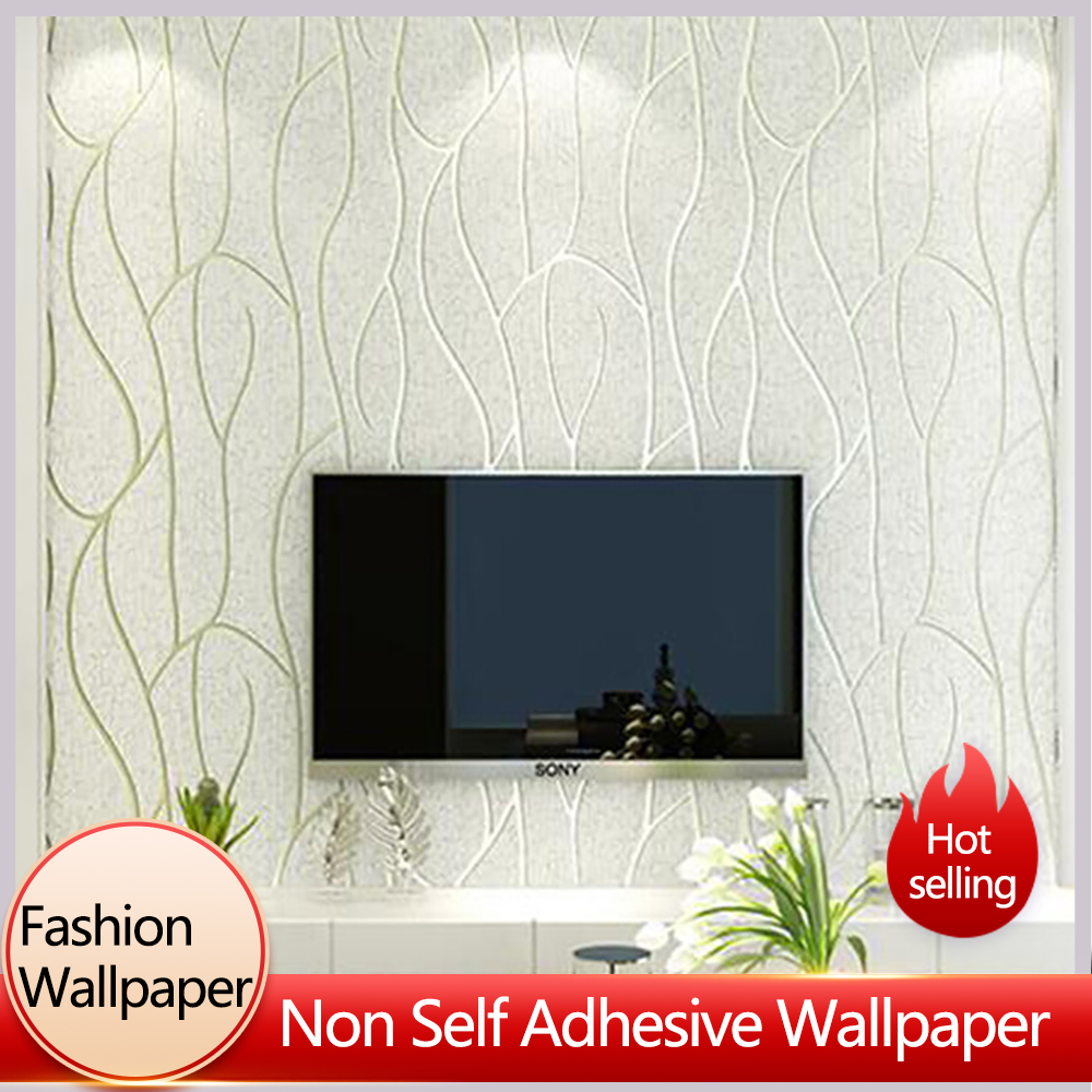 Home Decor Scrap - Kendinden Yapışkanlı Olmayan, Minimalist Çizgili, Kıvrımlı