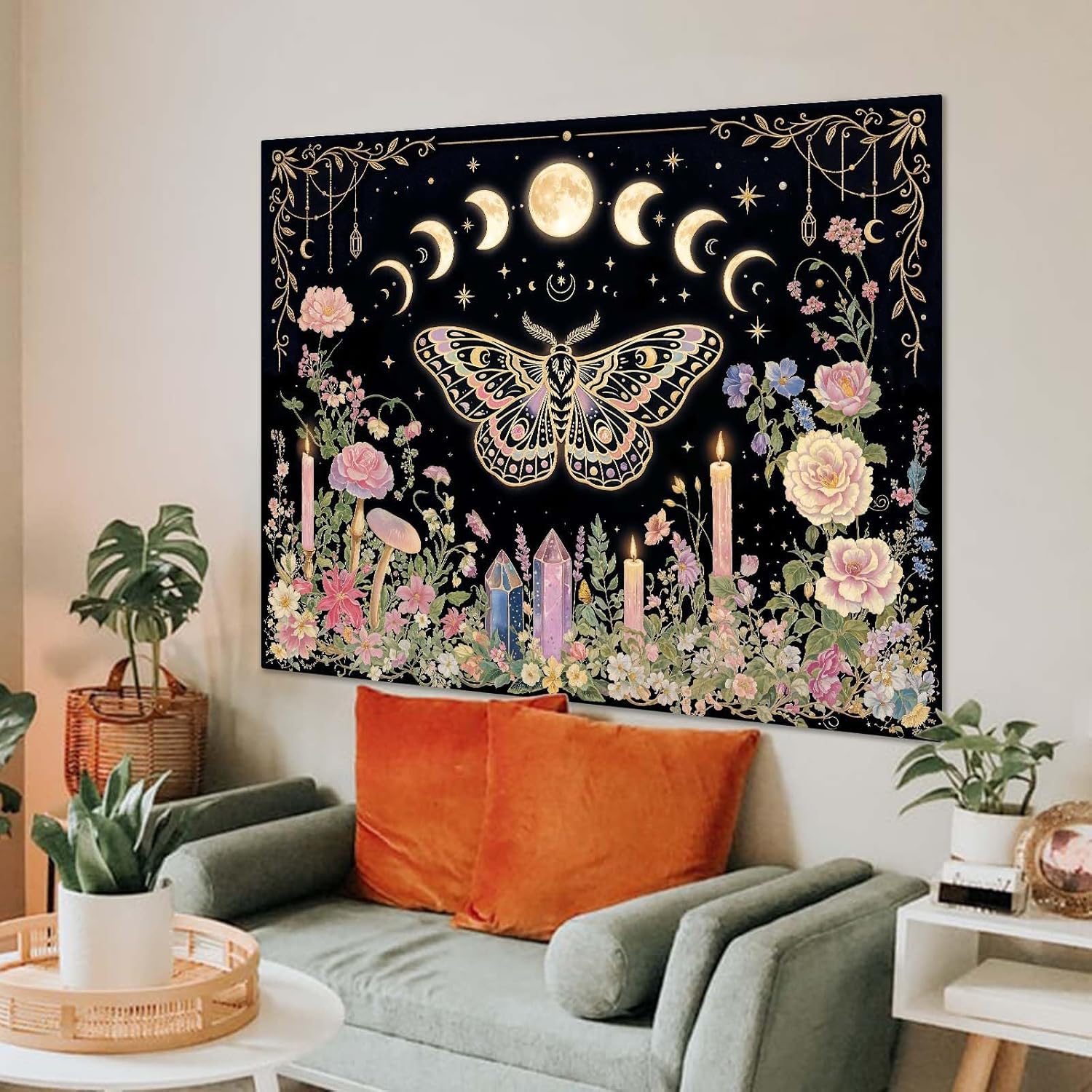 Kelebek Goblen Duvar Asılı Ayn - Aesthetic Tapestry incelemesi ve fiyatı