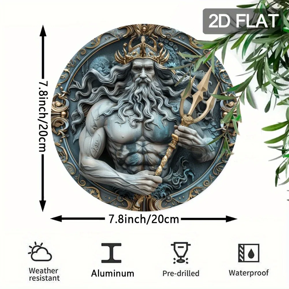 2D Düz, 1 adet 2D Düz Poseidon - Home Decor Retailers incelemesi ve fiyatı