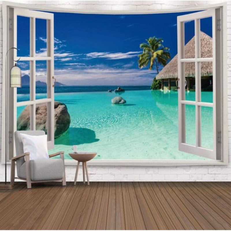 Santorini Yunanistan Manzara G - Aesthetic Tapestry incelemesi ve fiyatı