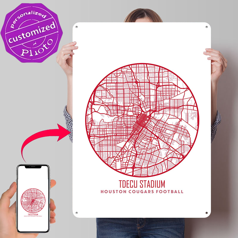 Houston Cougars 3D Baskılı Dok - Home Decor Houston incelemesi ve fiyatı