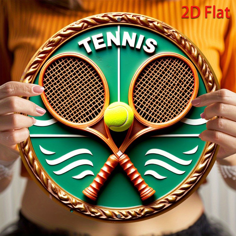 1 Parça Retro Tenis Maçı Alümi - Home Decor Logo incelemesi ve fiyatı