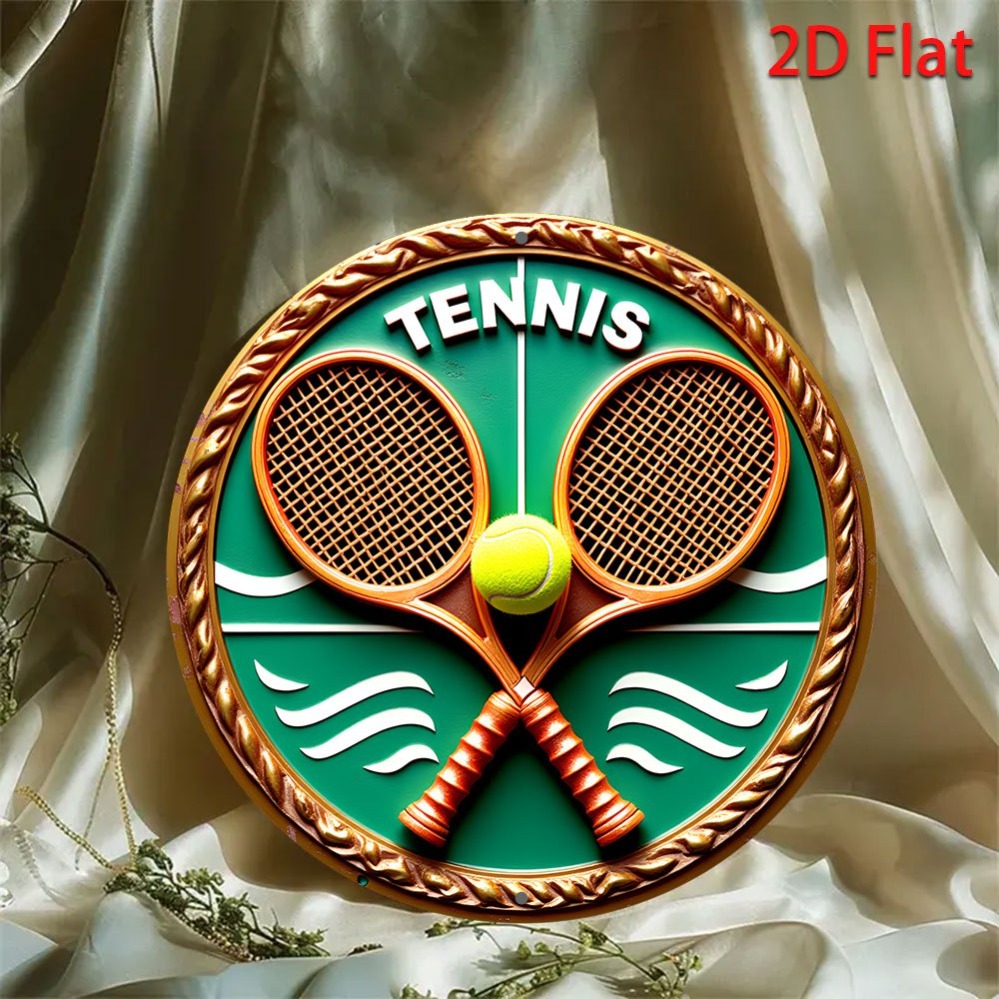 1 Parça Retro Tenis Maçı Alümi - Home Decor Logo incelemesi ve fiyatı