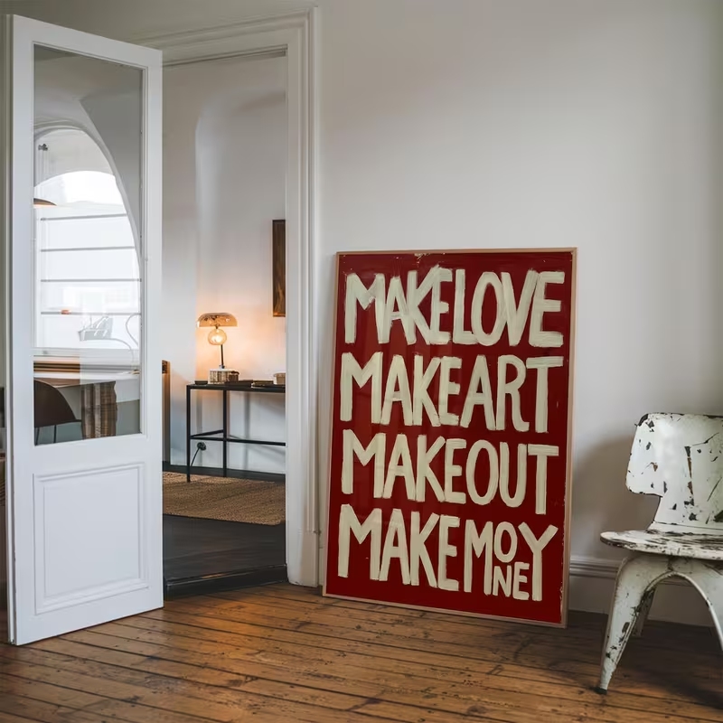 Modern, Retro Kendi Yapımı Aşk - Home Decor Quotes incelemesi ve fiyatı