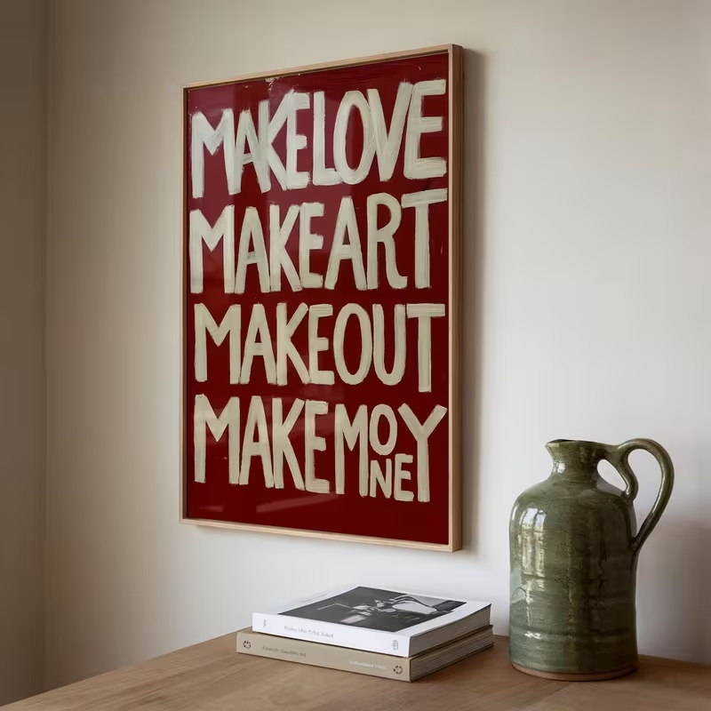 Modern, Retro Kendi Yapımı Aşk - Home Decor Quotes incelemesi ve fiyatı