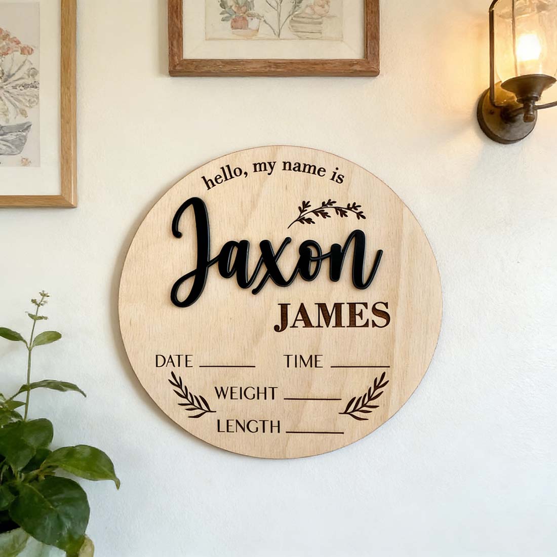 1 adet özel bebek duyuru işare - Home Decor For Birthday incelemesi ve fiyatı