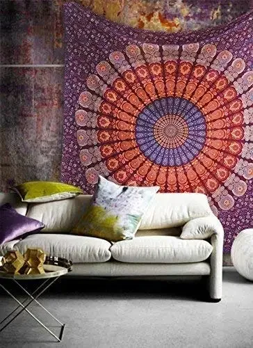 Hippi Mandala Halılar Hindista - Aesthetic Tapestry incelemesi ve fiyatı