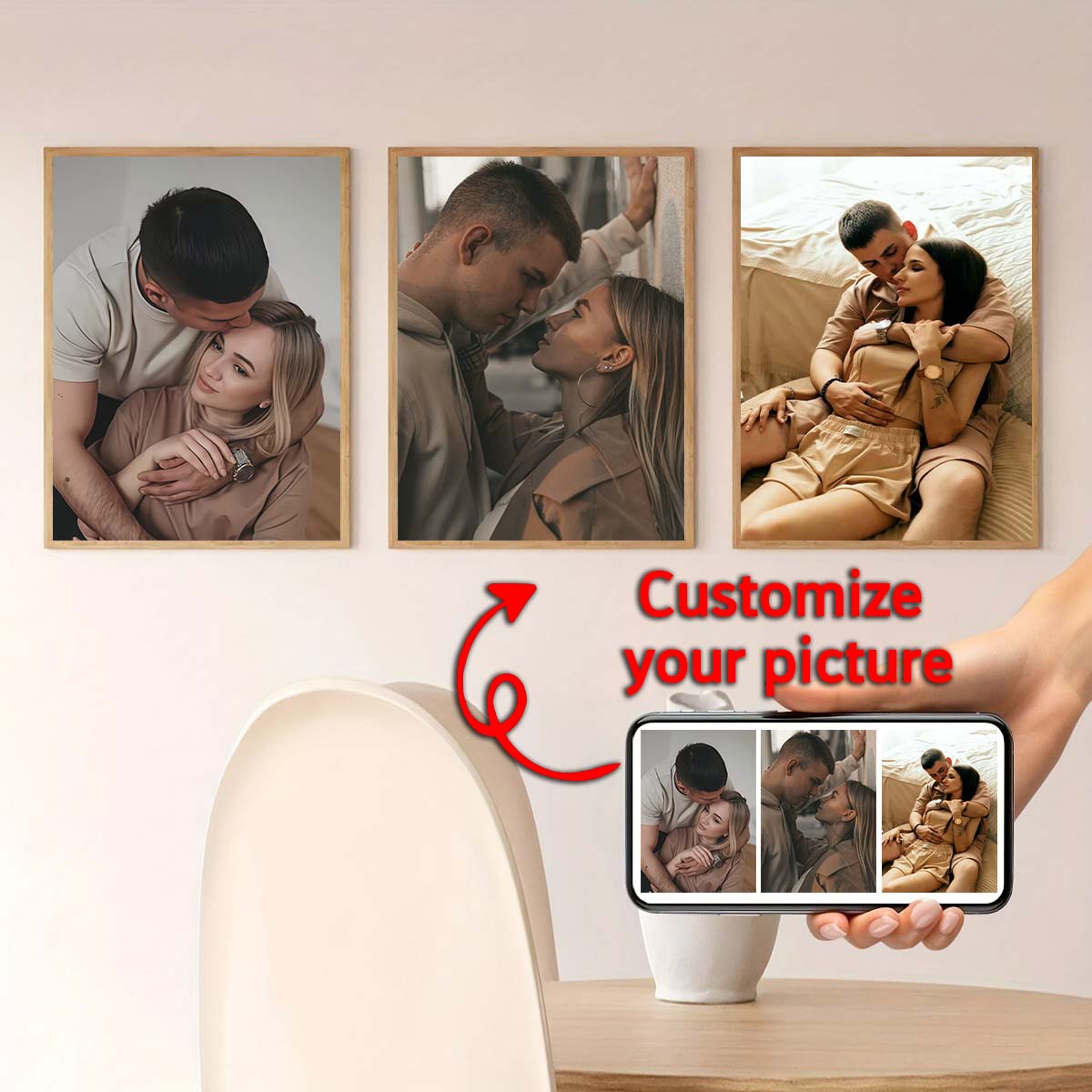 Üçlü Tablo - 2D Özel Fotoğraf  - Canvas Painting incelemesi ve fiyatı