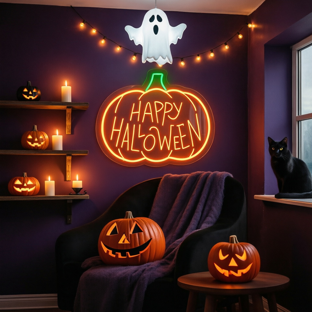 Cadılar Bayramı Neon Tabelası  - Home Decor Shop incelemesi ve fiyatı