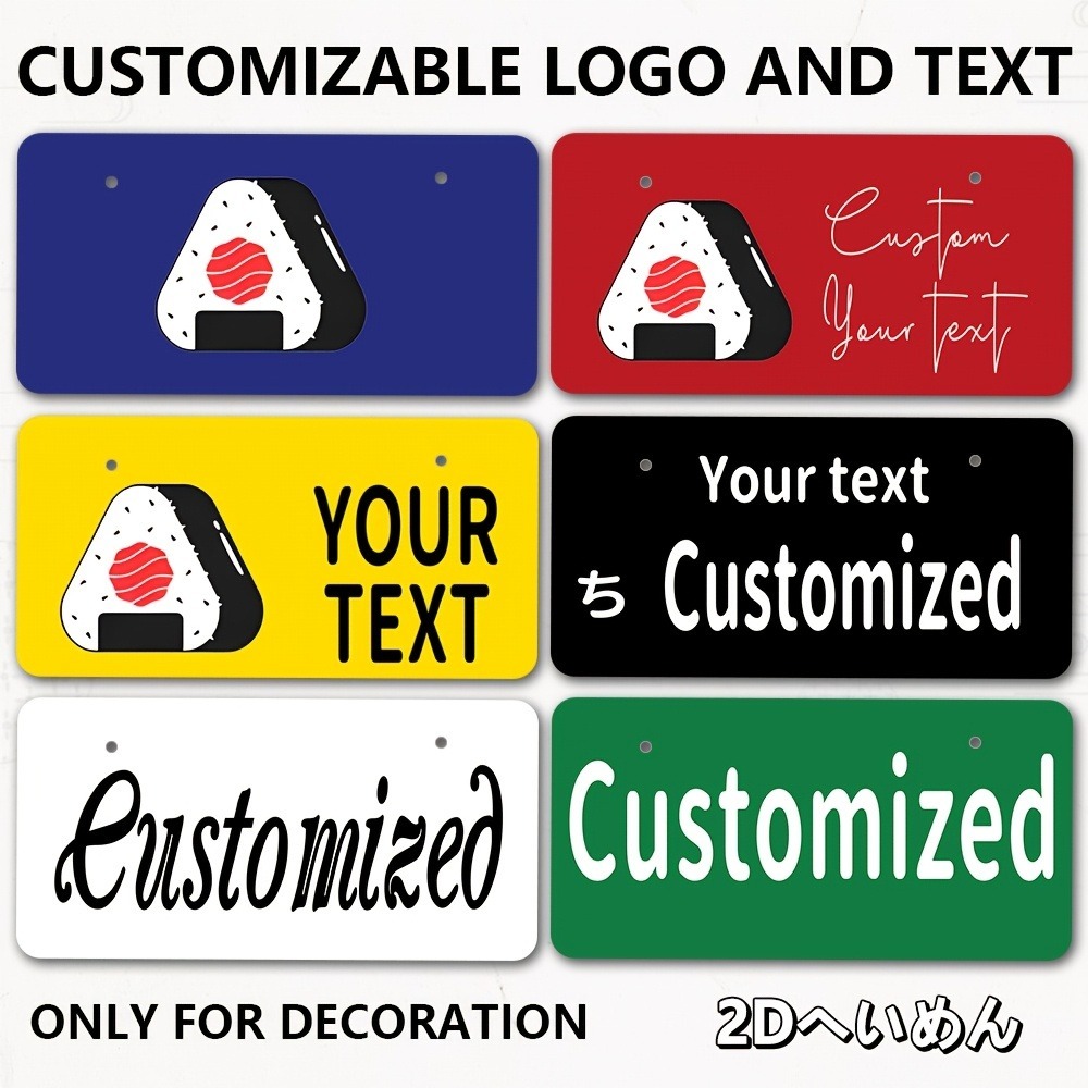 2D Düz Kişiselleştirilmiş Meta - Home Decor Logo incelemesi ve fiyatı