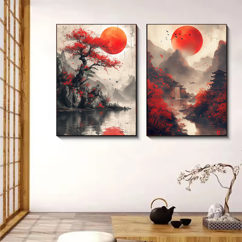 Samuray Savaşçı Kırmızı Ay Tuv - Home Decor Japandi incelemesi ve fiyatı