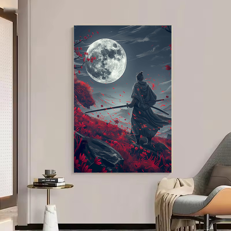 Samuray Savaşçı Kırmızı Ay Tuv - Home Decor Japandi incelemesi ve fiyatı