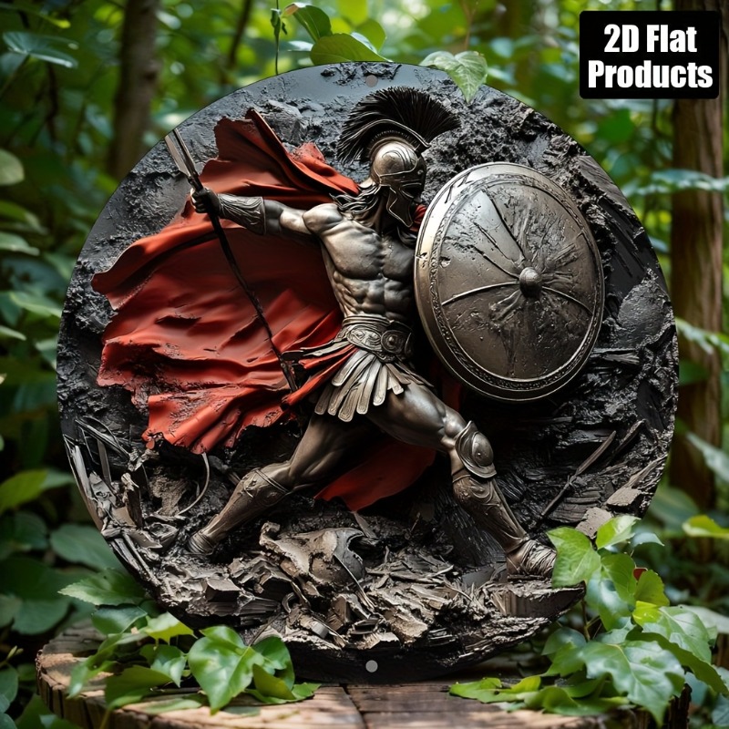 Spartan Savaşçı Yuvarlak Metal - Home Decor Kolkata incelemesi ve fiyatı