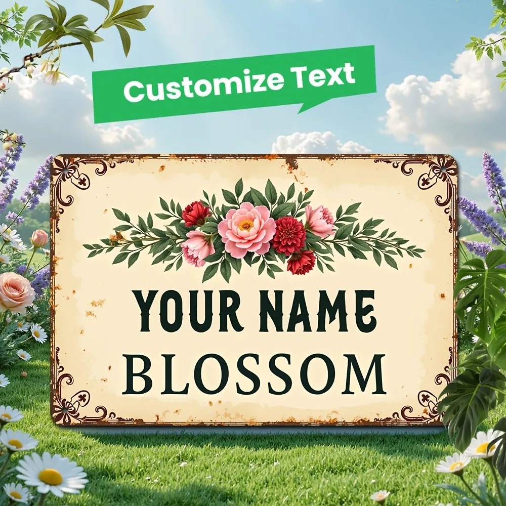 2D Düz Özel İsimli Alüminyum P - Home Decor Shop incelemesi ve fiyatı