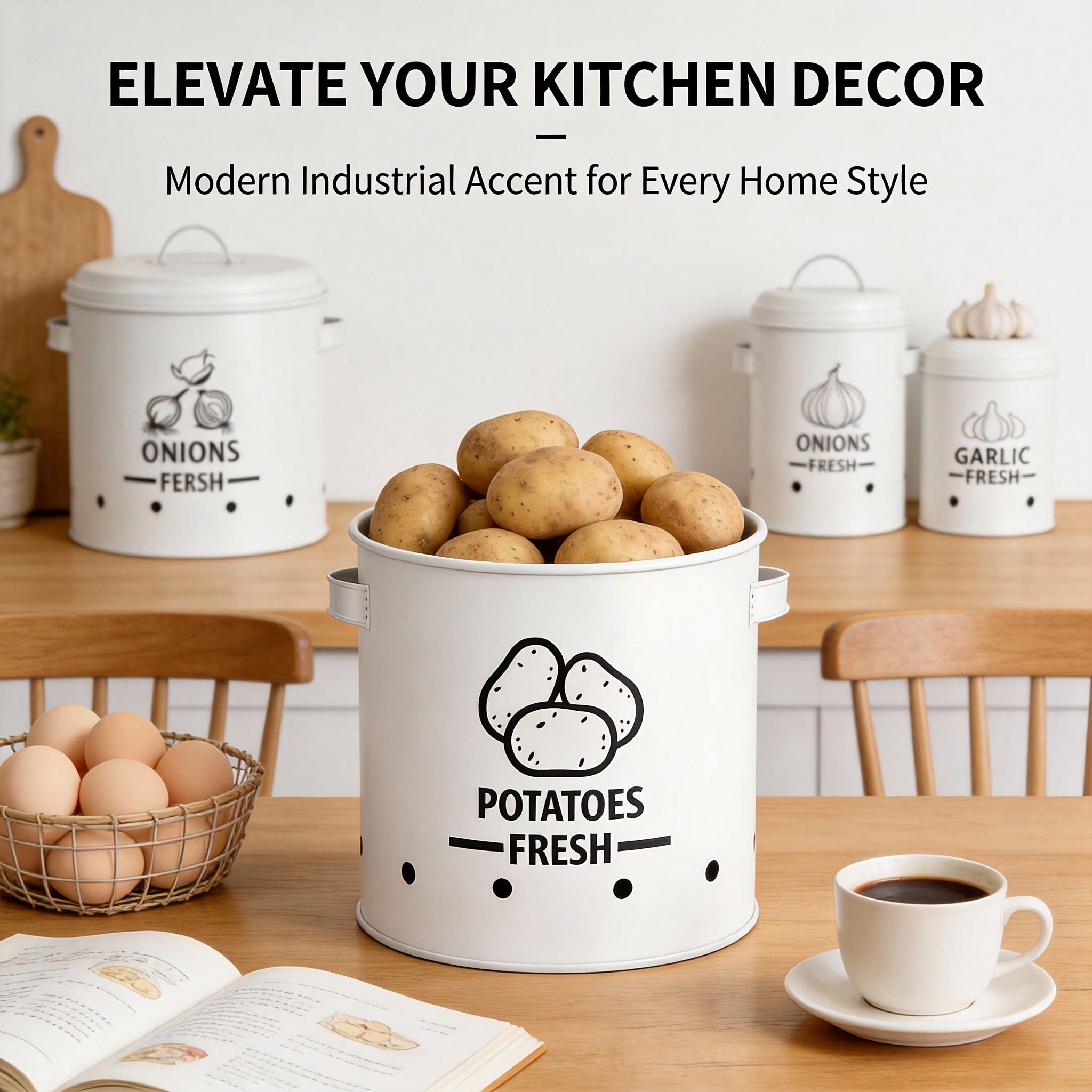 Patates Soğan Sarımsak Saklama - Home Decor Kolkata incelemesi ve fiyatı