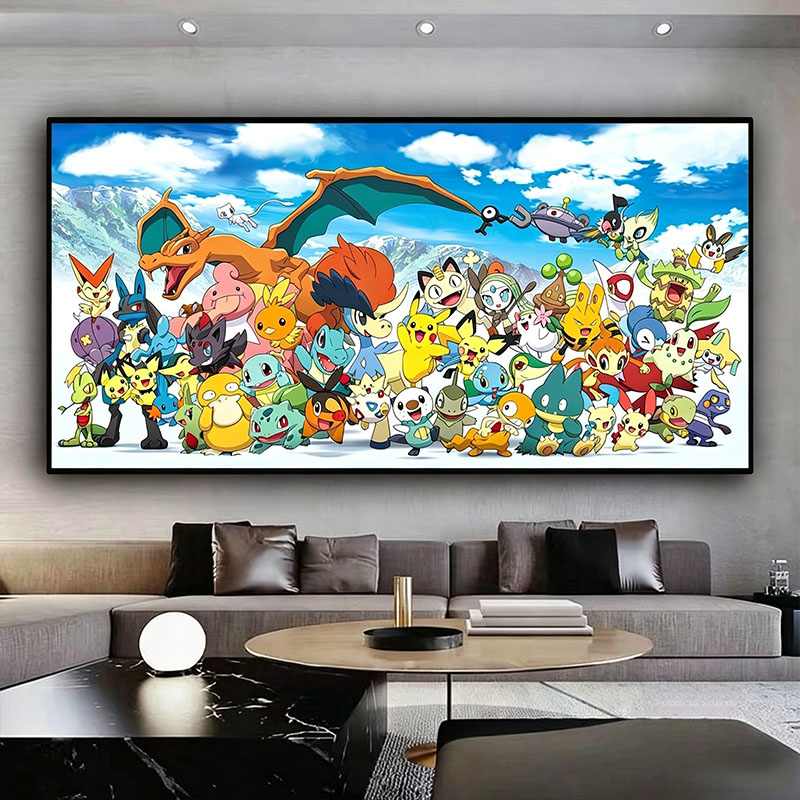 Pokémon Kanvas Dekoratif Tablo - Canvas Painting incelemesi ve fiyatı