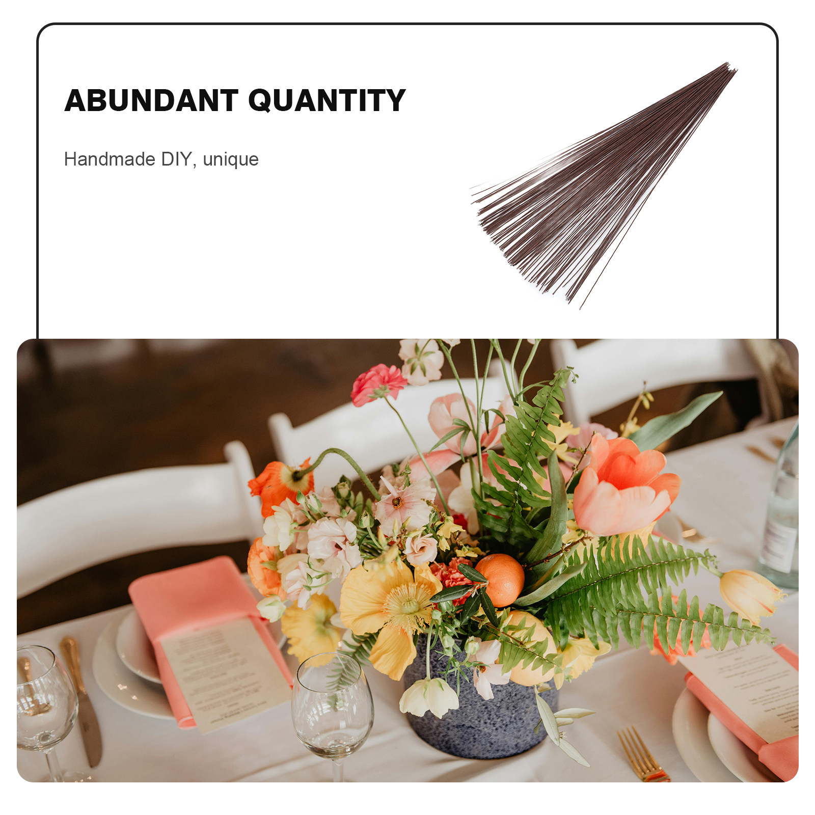 100 Adet Yapay Çiçek Sapı, Düğ - Home Decor Shop incelemesi ve fiyatı