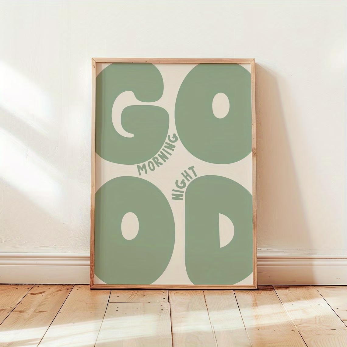 Modern Yeşil Günaydın İyi Gece - Home Decor Quotes incelemesi ve fiyatı