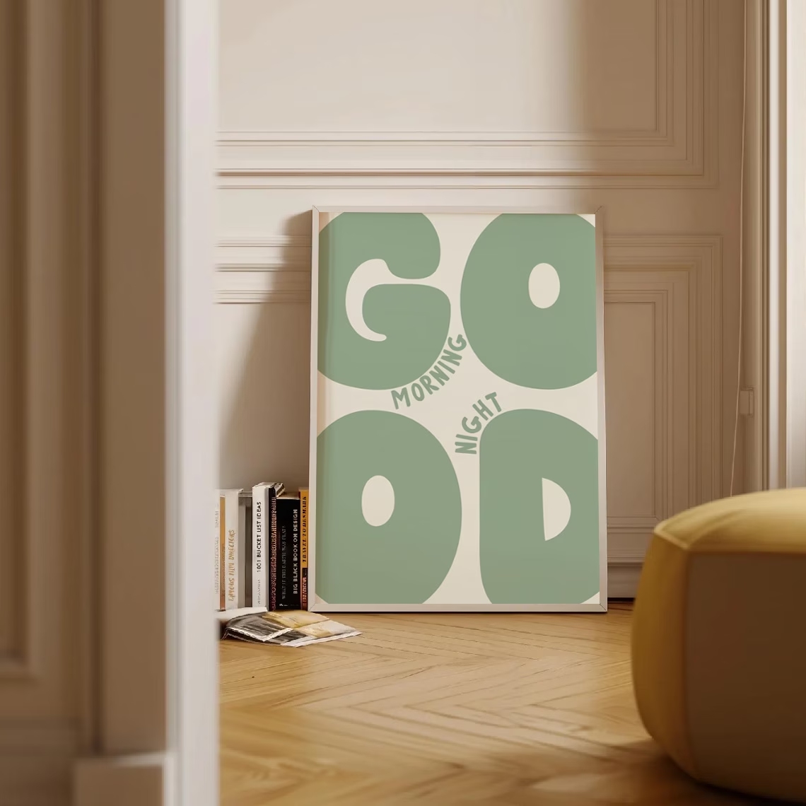 Modern Yeşil Günaydın İyi Gece - Home Decor Quotes incelemesi ve fiyatı