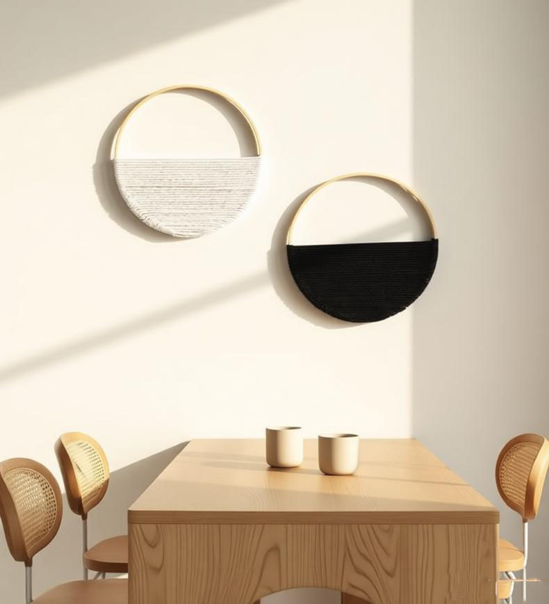 2 adet bambu daire duvar asılı - Aesthetic Tapestry incelemesi ve fiyatı