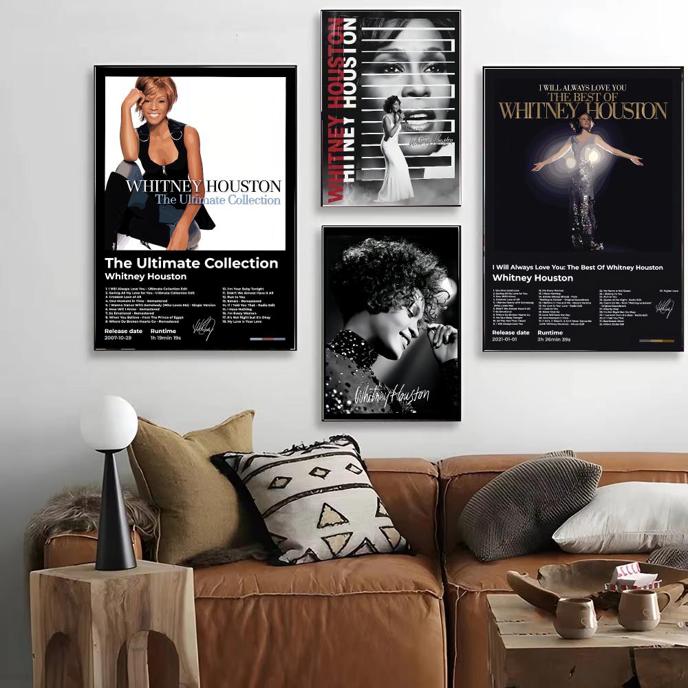 Şarkıcı Whitney Houston Poster - Home Decor Houston incelemesi ve fiyatı