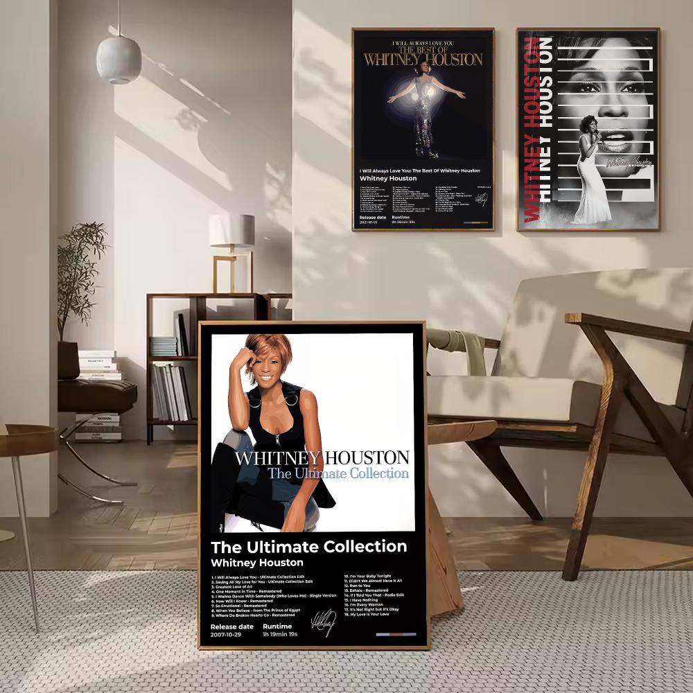 Şarkıcı Whitney Houston Poster - Home Decor Houston incelemesi ve fiyatı