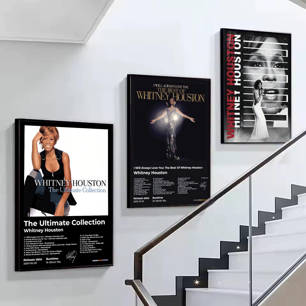 Şarkıcı Whitney Houston Poster - Home Decor Houston incelemesi ve fiyatı