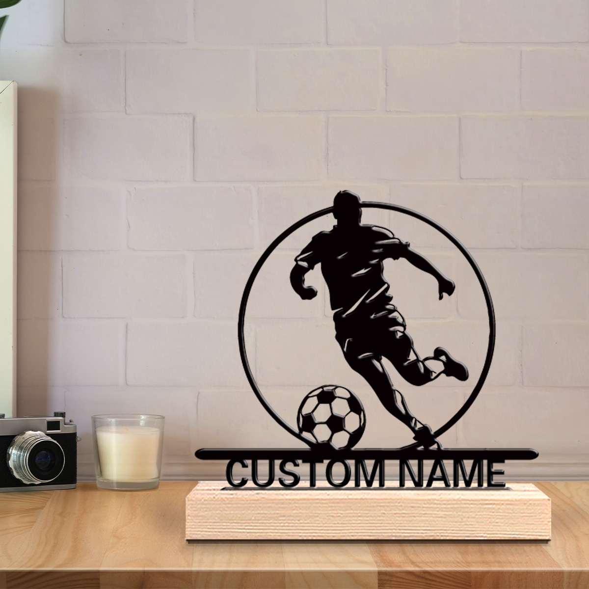 İsme Özel Metal Futbolcu Heyke - Home Decor For Birthday incelemesi ve fiyatı