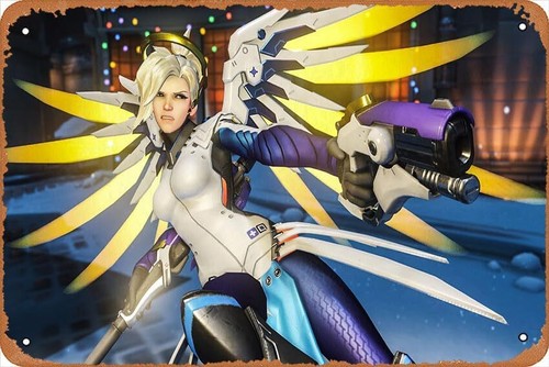 Overwatch, Mercy Oyun Posteri  - Home Decor Games Free incelemesi ve fiyatı