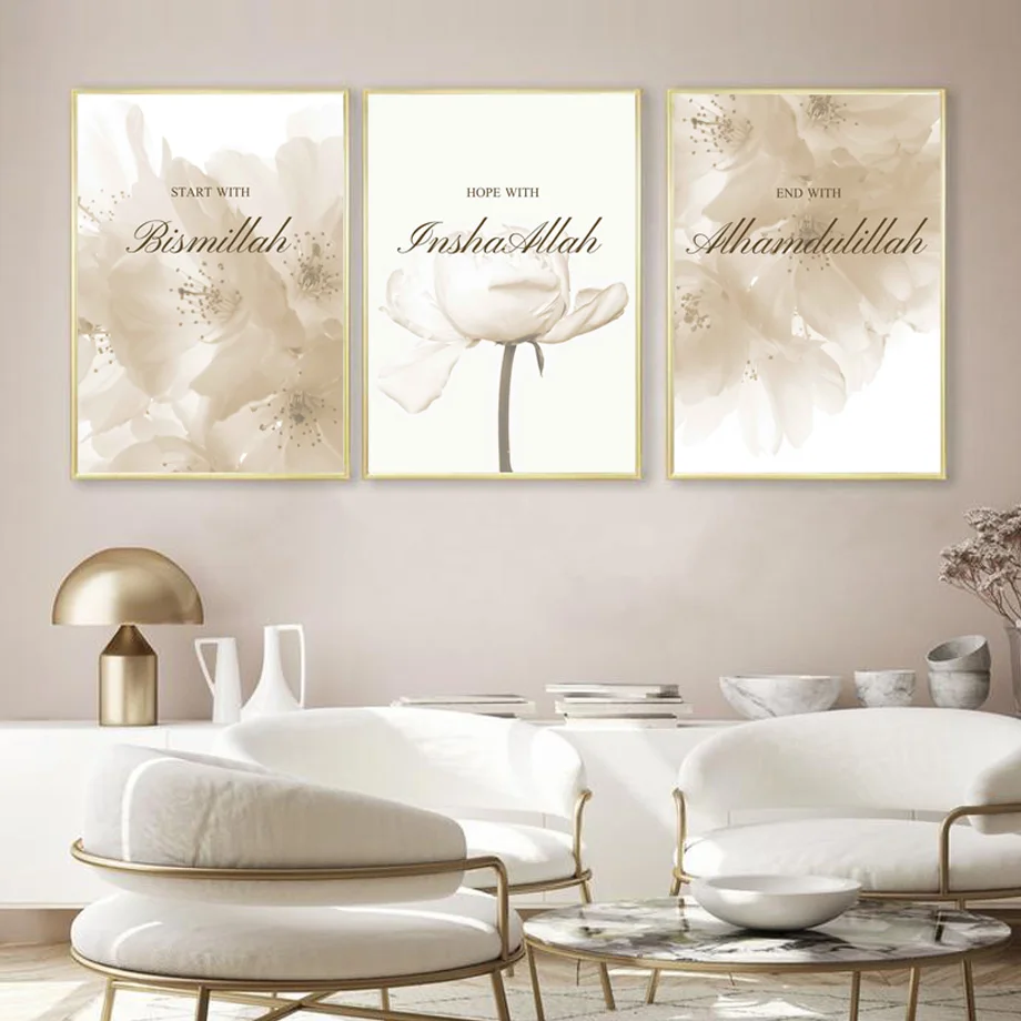 İslam Fas Bej Çiçek Boho Duvar - Home Decor Japandi incelemesi ve fiyatı
