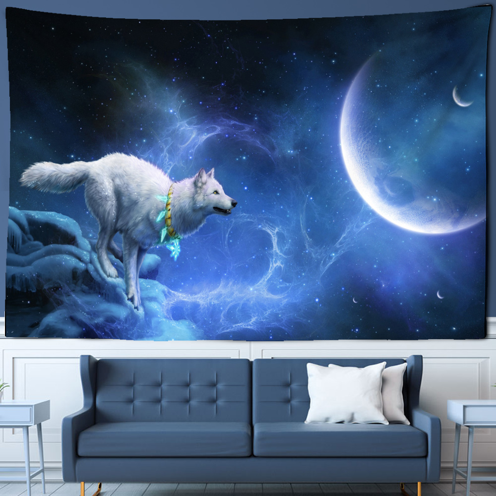 Fantezi kurt goblen duvar asıl - Aesthetic Tapestry incelemesi ve fiyatı