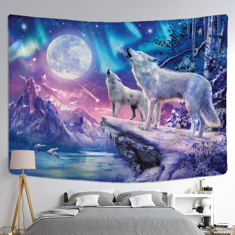 Fantezi kurt goblen duvar asıl - Aesthetic Tapestry incelemesi ve fiyatı