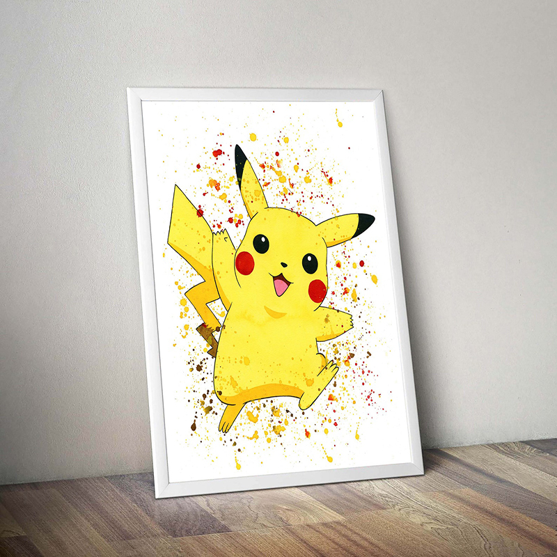Pokemon Anime Komik Tuval Boya - Home Decor Scrap incelemesi ve fiyatı