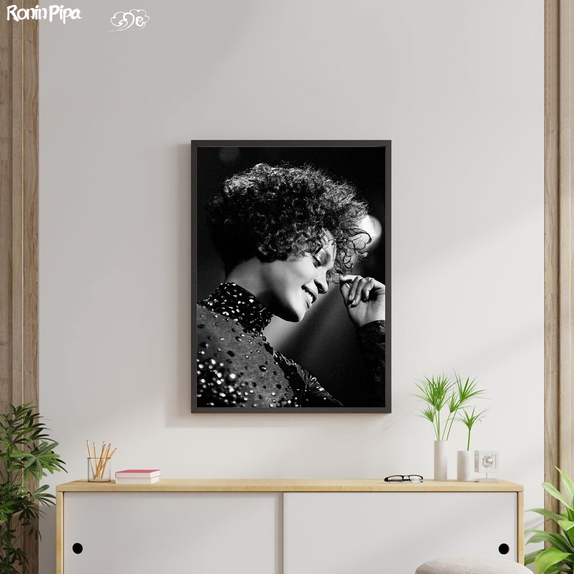 Whitney Houston müzik posteri  - Home Decor Houston incelemesi ve fiyatı