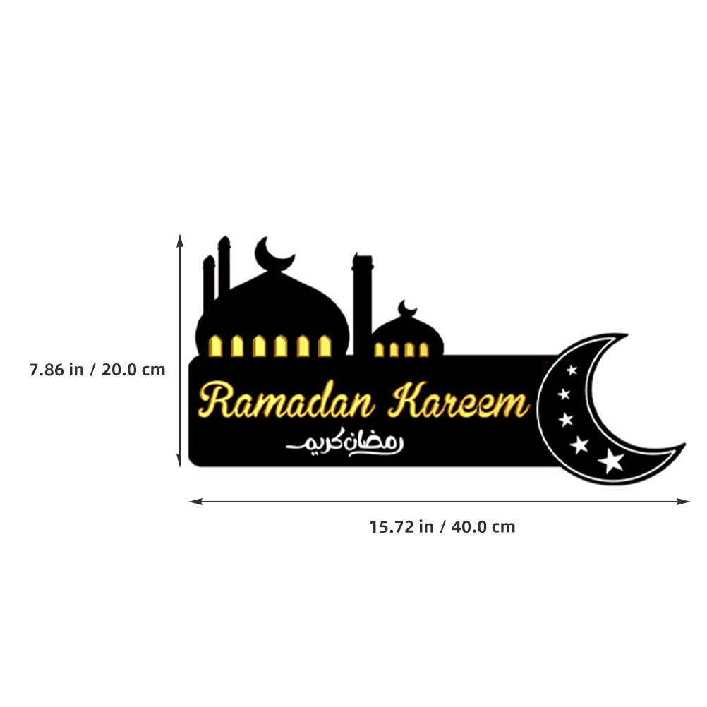 Ramazan Bayramı Ahşap Asma Pla - Home Decor Ramadan incelemesi ve fiyatı