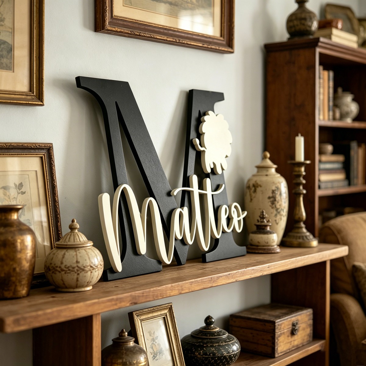 1 adet özel aslan adı ve ilk a - Home Decor For Birthday incelemesi ve fiyatı
