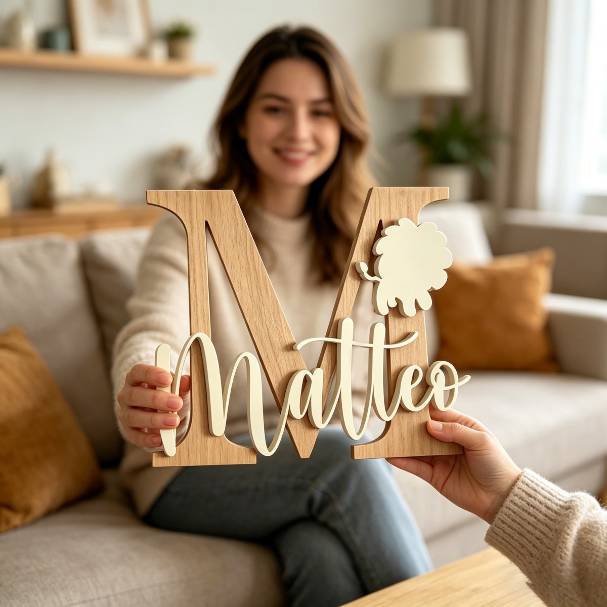 1 adet özel aslan adı ve ilk a - Home Decor For Birthday incelemesi ve fiyatı