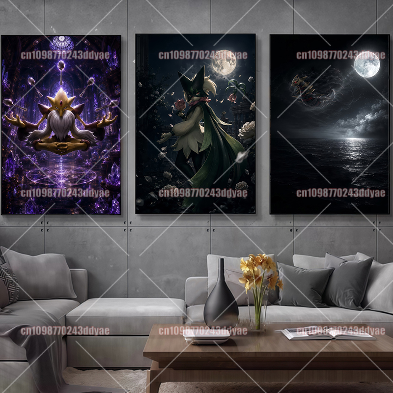 Anime Pokemon Karakter Tuval B - Canvas Painting incelemesi ve fiyatı