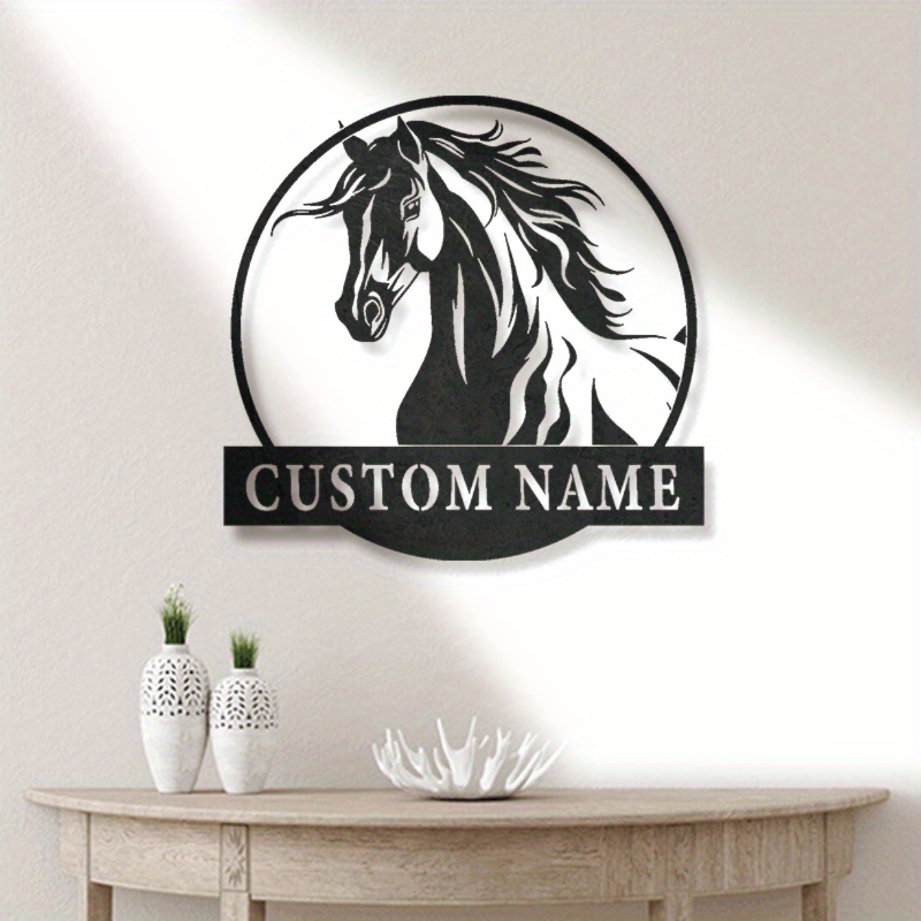 Özel Yapım Metal At Duvar Sana - Home Decor Handmade incelemesi ve fiyatı
