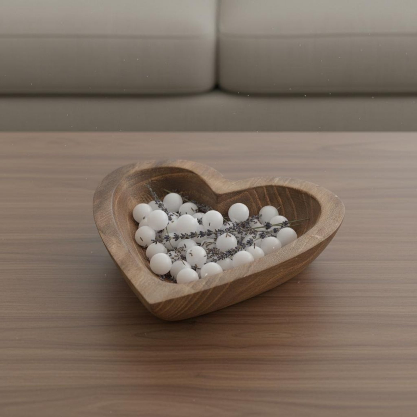 Kalp Şeklinde Ahşap Kase El Ya - Home Decor Handmade incelemesi ve fiyatı